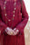 QALAMKAR - 3PC LAWN CHIKANKAARI EMBROIDERED SHIRT WITH ORGANZA EMBROIDERED DUPATTA AND TROUSER - HZG2134