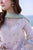 QALAMKAR - 3PC LAWN CHIKANKAARI EMBROIDERED SHIRT WITH ORGANZA EMBROIDERED DUPATTA AND TROUSER - HZG2264