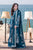QALAMKAR - 3PC LAWN SEQUIN EMBROIDERED SHIRT WITH EMBROIDERED COTTON NET DUPATTA AND TROUSER - HZG1740