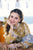 QALAMKAR - 3PC CHIKANKARI LAWN SEQUIN EMBROIDERED SHIRT WITH ORGANZA EMBROIDERED DUPATTA AND TROUSER - HZG1562