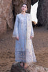 QALAMKAR - 3PC LAWN CHIKANKAARI EMBROIDERED SHIRT WITH ORGANZA EMBROIDERED DUPATTA AND TROUSER - HZG2187
