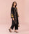 SAPPHIRE - 3PC  CAMBRIC EMBROIDERED SHIRT WITH PRINTED DUPATTA AND CAMBRIC TROUSER - HZG1290