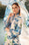 MARIA B - 3PC LAWN EMBROIDERED PRINTED SHIRT WITH MANAAR PRINTED DUPATTA AND TROUSER - HZG2256
