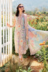 MARIA B - 3PC LAWN EMBROIDERED PRINTED SHIRT WITH CHIFFON PRINTED DUPATTA AND TROUSER - HZG2207