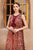 MARIA B - 3PC LAWN EMBROIDERED PRINTED SHIRT WITH CHIFFON PRINTED DUPATTA AND TROUSER - HZG2205