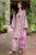 JAZMIN - 3PC DHANAK EMBROIDERED SHIRT WITH TWILL PRINTED SHAWL AND TROUSER - HZG1835