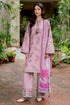 JAZMIN - 3PC DHANAK EMBROIDERED SHIRT WITH TWILL PRINTED SHAWL AND TROUSER - HZG1835