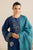 ADAN LIBAAS - 3PC KARANDI PRINTED SHIRT WITH KARANDI PRINTED DUAPTTA AND TROUSER - HZG2005