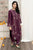 URGE - 3PC LAWN EMBROIDERED SHIRT WITH MANAAR PRINTED DUPATTA AND EMBROIDERED TROUSER - HZG1598