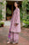 JAZMIN - 3PC DHANAK EMBROIDERED SHIRT WITH TWILL PRINTED SHAWL AND TROUSER - HZG1835