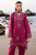 JAZMIN - 3PC LAWN EMBROIDERED SHIRT WITH VOILE PRINTED DUPATTA AND TROUSER - HZG2200