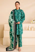 CROSS STITCH - 3PC KARANDI PRINTED SHIRT WITH KARANDI PRINTED DUAPTTA AND TROUSER - HZG1918