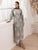 MOHAGNI - 3PC LAWN EMBROIDERED SHIRT WITH MANAAR PRINTED DUPATTA AND TROUSER - HZG2229