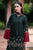 JAZMIN - 3PC DHANAK EMBROIDERED SHIRT WITH TWILL PRINTED SHAWL AND TROUSER - HZG1829