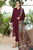 CHARIZMA - 3PC LAWN EMBROIDERED CHIKANKARI SHIRT WITH MANAAR DIGITAL PRINTED DUPATTA - HZG1038