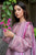 JAZMIN - 3PC DHANAK EMBROIDERED SHIRT WITH TWILL PRINTED SHAWL AND TROUSER - HZG1835