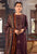 ASIM JOFA - 3PC LAWN EMBROIDERED SHIRT WITH MANAAR PRINTED DUPATTA AND TROUSER - HZG2122