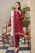 ZIVA - 3PC LAWN EMBROIDERED SHIRT WITH MANAAR PRINTED DUPATTA AND TROUSER - HZG1579