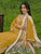 IZEL - 3PC LAWN EMBROIDERED SHIRT WITH MANAAR PRINTED DUPATTA AND TROUSER - HZG2169
