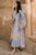 BIN ILYAAS - 3PC LAWN EMBROIDERED SHIRT WITH MANAAR PRINTED DUPATTA AND TROUSER - HZG2277