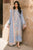 BIN ILYAAS - 3PC LAWN EMBROIDERED SHIRT WITH MANAAR PRINTED DUPATTA AND TROUSER - HZG2277