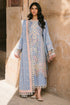 BIN ILYAAS - 3PC LAWN EMBROIDERED SHIRT WITH MANAAR PRINTED DUPATTA AND TROUSER - HZG2277