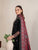 GARNET - 3PC LAWN EMBROIDERED SHIRT WITH MANAAR PRINTED DUPATTA AND TROUSER - HZG2090