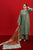 URGE - 3PC DHANAK EMBROIDERED SHIRT WITH TWILL PRINTED SHAWL AND TROUSER - HZG1954