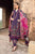 MARIA B - 3PC DHANAK EMBROIDERED SHIRT WITH TWILL PRINTED SHAWL AND TROUSER - HZG2060
