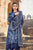 MARIA B - 3PC DHANAK EMBROIDERED SHIRT WITH TWILL PRINTED SHAWL AND TROUSER - HZG2059