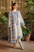 ZIVA - 3PC LAWN EMBROIDERED SHIRT WITH MANAAR PRINTE DUPATTA AND TROUSER - HZG1961