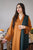 AISLING - 3PC DHANAK EMBROIDERED SHIRT WITH DHANAK EMBROIDERED DUAPATTA AND TROUSER- HZG1308