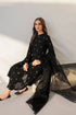 JAZMIN - 3PC CAMBRIC EMBROIDERED SHIRT AND ORGANZA EMBROIDERED DUPATTA WITH TROUSER - HZG1279