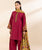 SAPPHIRE - 3PC LAWN EMBROIDERED SHIRT WITH MANAAR PRINTED DUPATTA AND TROUSER - HZG2014