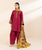 SAPPHIRE - 3PC LAWN EMBROIDERED SHIRT WITH MANAAR PRINTED DUPATTA AND TROUSER - HZG2014