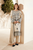 FLORENT - 3PC DHANAK EMBROIDERED SHIRT WITH DHANAK EMBROIDERED SHAWL AND TROUSER - HZG1935
