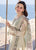 QALAMKAR - 3PC LAWN CHIKANKAARI EMBROIDERED SHIRT WITH ORGANZA EMBROIDERED DUPATTA AND TROUSER - HZG2186