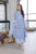 AZURE - 3PC LAWN EMBROIDERED SHIRT WITH ORGANZA EMBROIDERED DUPATTA AND TROUSER - HZG1556