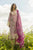 MUSHQ - 3PC LAWN CHIKANKAARI EMBROIDERED SHIRT WITH CHIFFON PRINTED DUPATTA AND TROUSER - HZG2279
