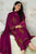 MOHAGNI - 3PC LAWN EMBROIDERED SHIRT WITH EMBROIDERED CHIFFON DUPATTA AND TROUSER - HZG2113