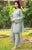 JAZMIN - 3PC LAWN EMBROIDERED SHIRT AND ORGANZA PRINTED DUPATTA WITH TROUSER - HZG1147