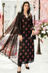 MARIA B - 3PC LAWN SEQUIN EMBROIDERED PRINTED SHIRT WITH MANAAR PRINTED DUPATTA AND TROUSER - HZG2224