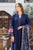 MARIA B - 3PC DHANAK EMBROIDERED SHIRT WITH TWILL PRINTED SHAWL AND TROUSER - HZG1776