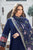 MARIA B - 3PC DHANAK EMBROIDERED SHIRT WITH TWILL PRINTED SHAWL AND TROUSER - HZG1776