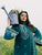 IZEL - 3PC LAWN EMBROIDERED SHIRT WITH MANAAR PRINTED DUPATTA AND TROUSER - HZG2168