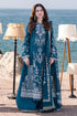 QALAMKAR - 3PC LAWN SEQUIN EMBROIDERED SHIRT WITH EMBROIDERED COTTON NET DUPATTA AND TROUSER - HZG1740