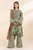 SAPPHIRE - 3PC LAWN EMBROIDERED SHIRT WITH MANAAR PRINTED DUPATTA AND TROUSER - HZG2066