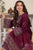 QALAMQAR - 3PC LAWN EMBROIDERED SHIRT WITH ORGANZA EMBROIDERED DUPATTA  AND TROUSER - HZG2209