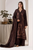 SOBIA NAZIR - 3PC DHANAK EMBROIDERED SHIRT WITH DHANAK EMBROIDERED SHAWL AND TROUSER - HZG2043