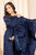 LAZULI - 3PC DHANAK EMBROIDERED SHIRT WITH DHANAK EMBROIDERED SHAWL AND TROUSER - HZG1948
